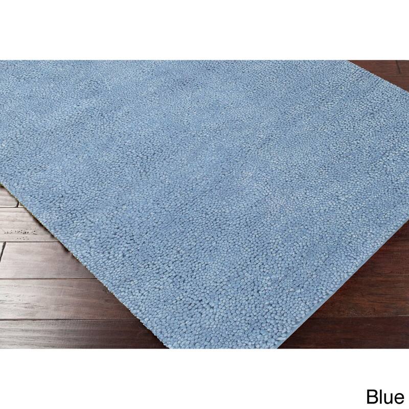Handmade Jefferson Felted Wool Plush Area Rug