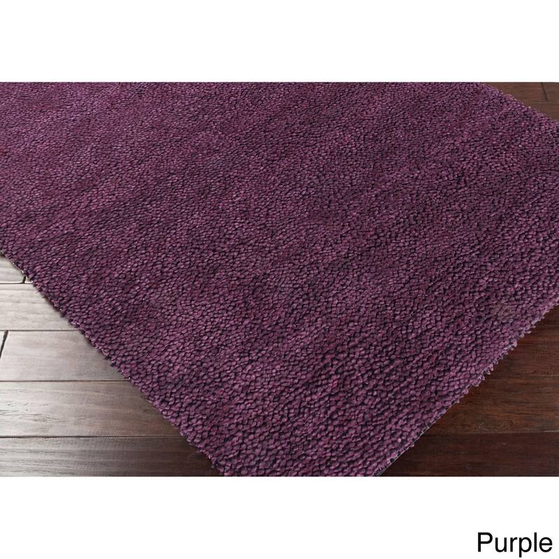 Handmade Jefferson Felted Wool Plush Area Rug