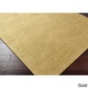 preview thumbnail 194 of 218, Handmade Jefferson Felted Wool Plush Area Rug 5' x 8' - Yellow - Runner/Rectangle