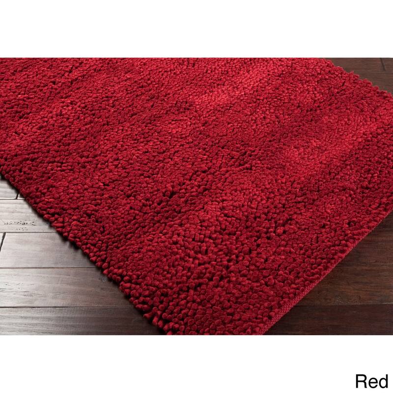 Handmade Jefferson Felted Wool Plush Area Rug