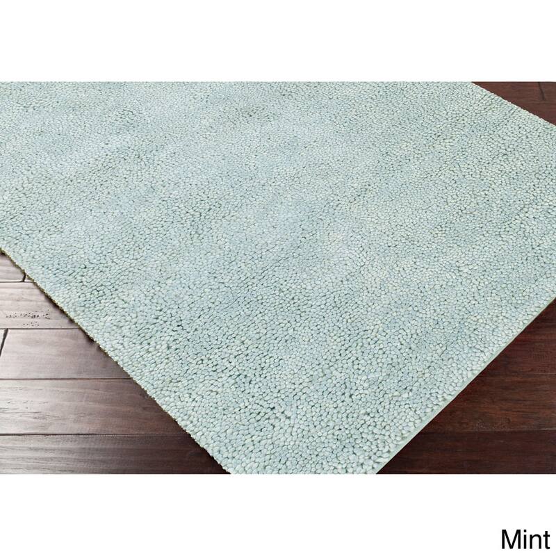 Handmade Jefferson Felted Wool Plush Area Rug