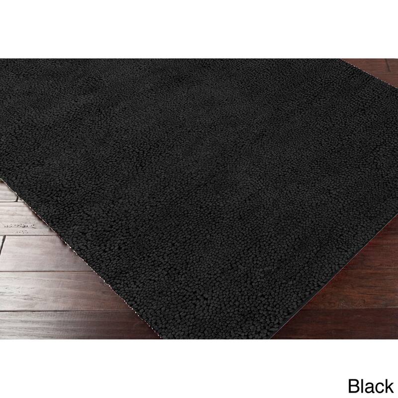 Handmade Jefferson Felted Wool Plush Area Rug