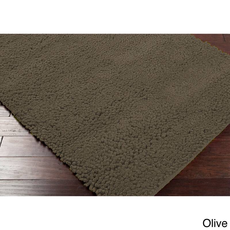 Handmade Jefferson Felted Wool Plush Area Rug