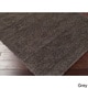 preview thumbnail 190 of 218, Handmade Jefferson Felted Wool Plush Area Rug 5' x 8' - Dark Grey - Runner/Rectangle
