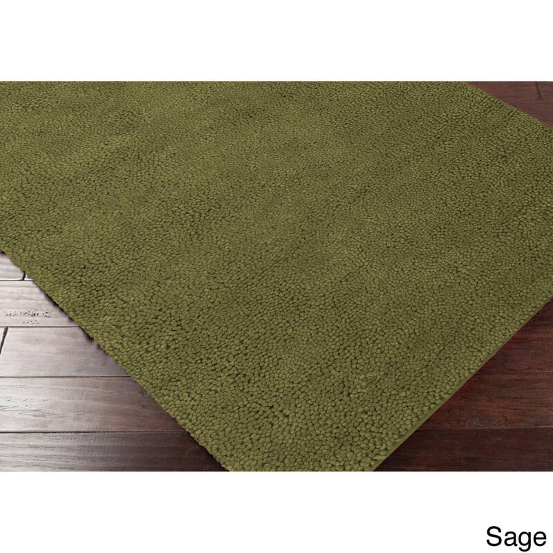 Handmade Jefferson Felted Wool Plush Area Rug