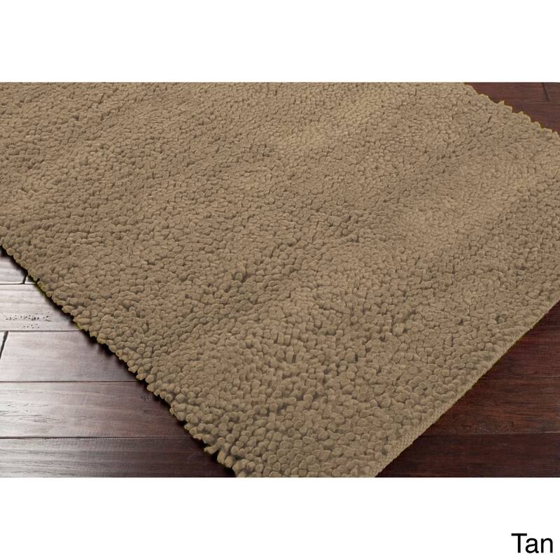 Handmade Jefferson Felted Wool Plush Area Rug