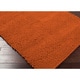 preview thumbnail 155 of 218, Handmade Jefferson Felted Wool Plush Area Rug 8' x 10'6" - Rust - Runner/Rectangle