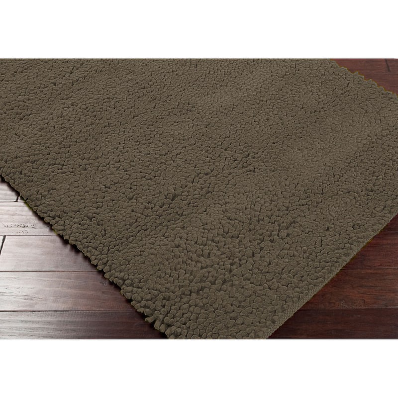 Handmade Jefferson Felted Wool Plush Area Rug