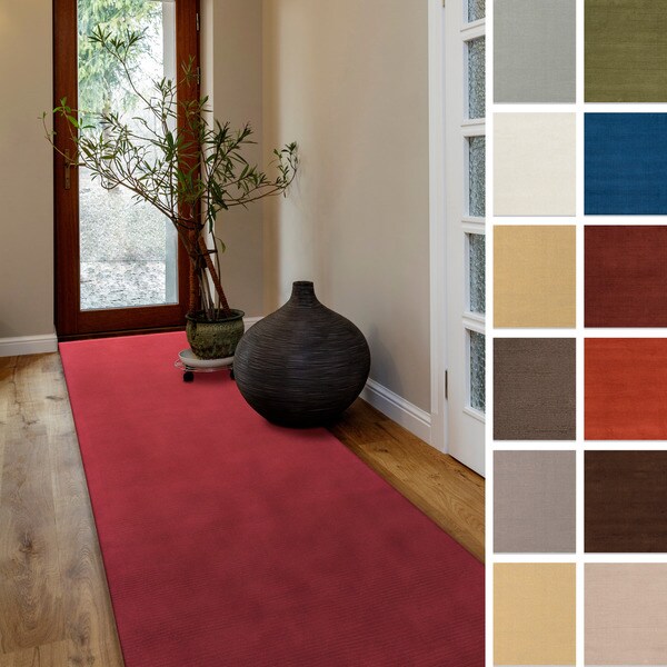 Shop Handloomed Casual Griffin Wool Runner Area Rug On Sale Free