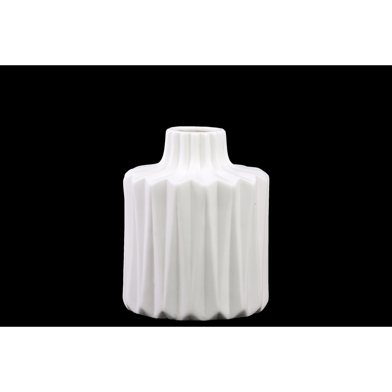 Ceramic Vase Matte White Small