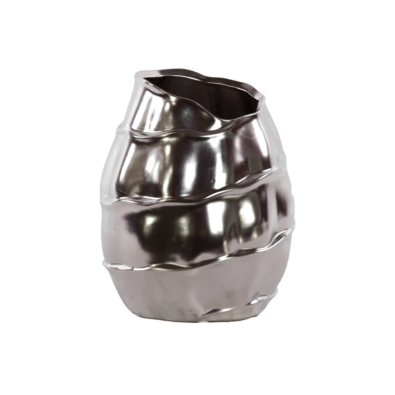 Ceramic Vase Silver