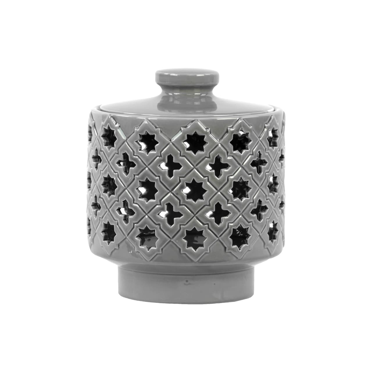 Ceramic Jar Grey