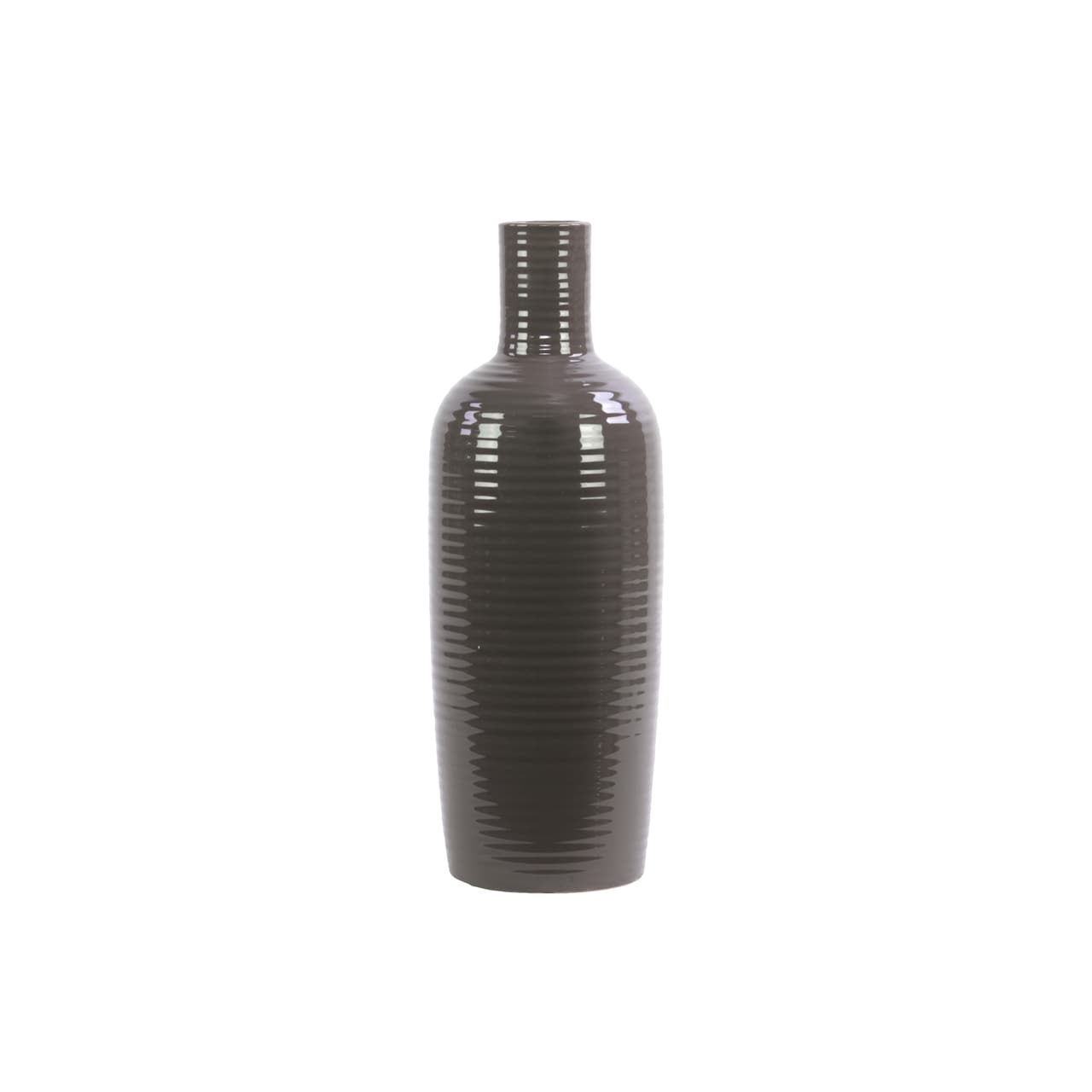 Ceramic Vase Dark Brown