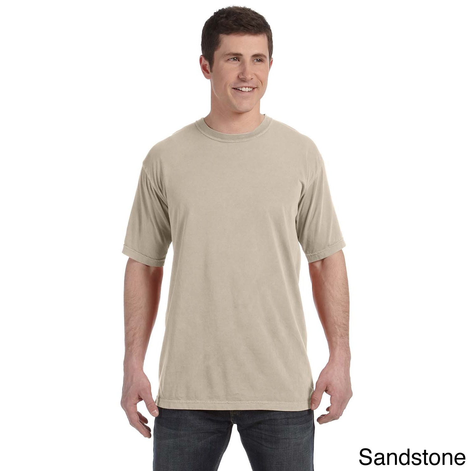 Mens Ringspun Garment dyed T shirt