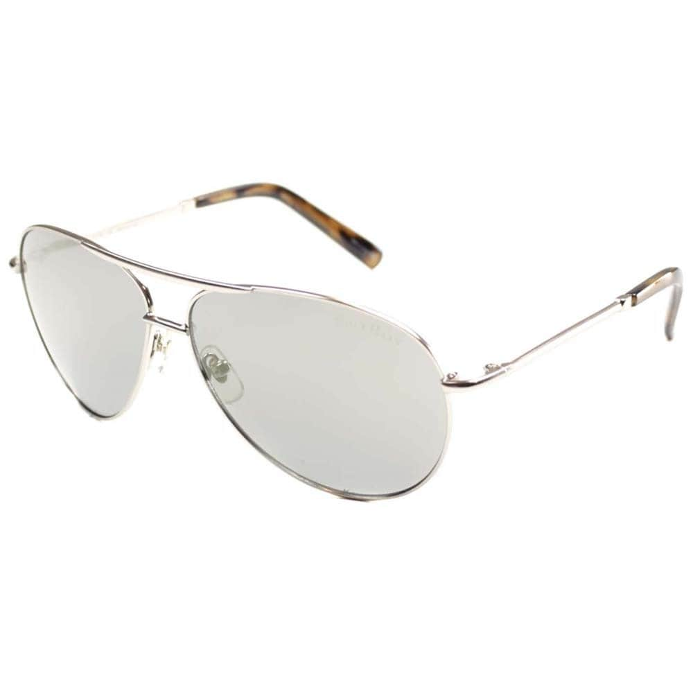 Cole Haan Unisex Co 736 50 Silver Metal Aviator Sunglasses