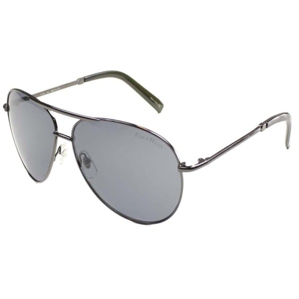 Cole Haan Unisex 'CO 736 36' Black Metal Aviator Sunglasses Cole Haan Fashion Sunglasses