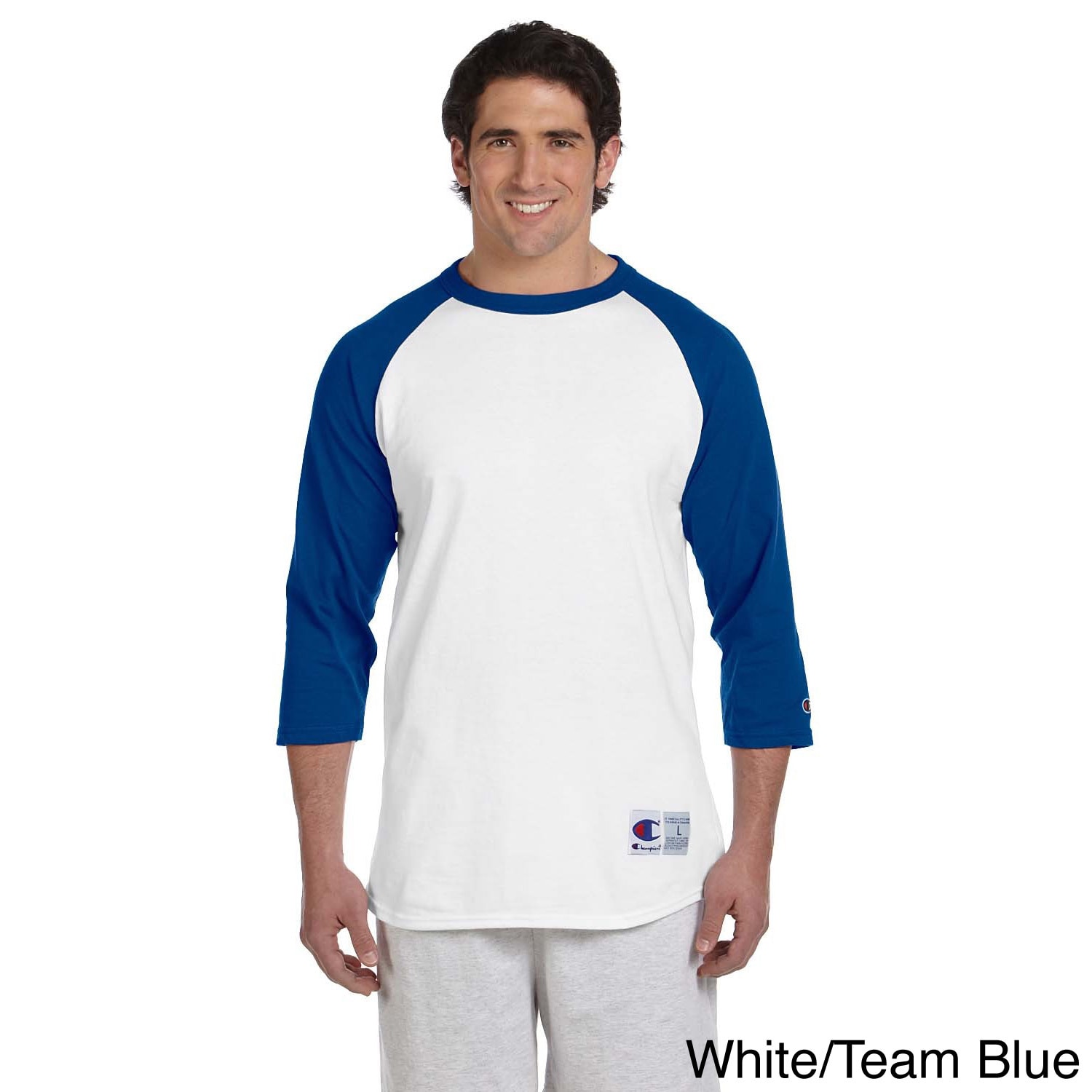 Champion Champion Mens Tagless Raglan Baseball T shirt Multi Size XXL