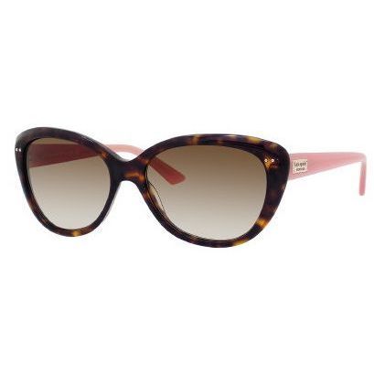 Kate Spade Womens Angelique Juh Tortoise And Pink Cat Eye Sunglasses