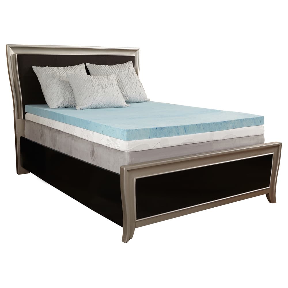 Simmons Curv 4-inch Gel Memory Foam Mattress Topper