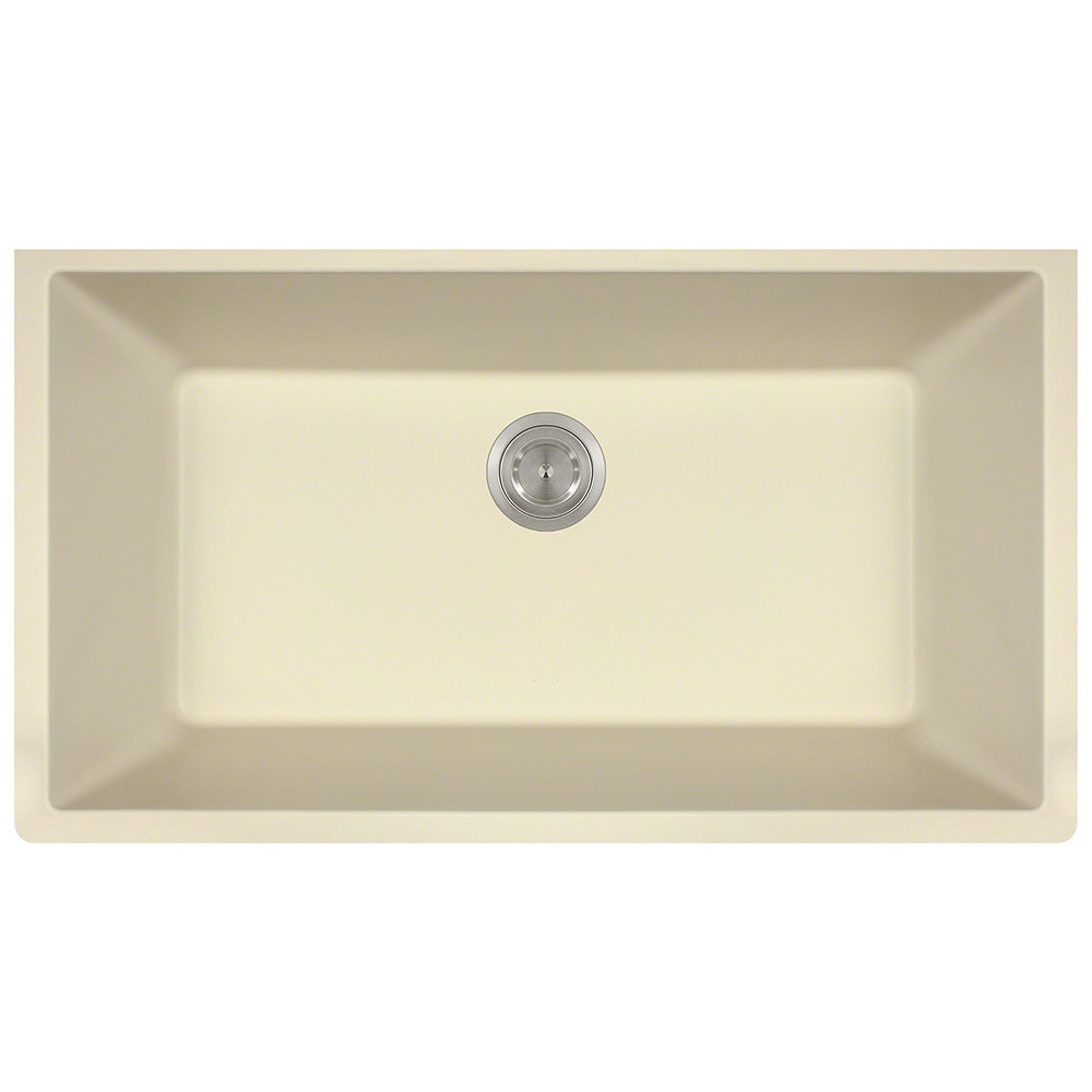 Polaris Sinks P848 Beige Astragranite Single Bowl Kitchen Sink