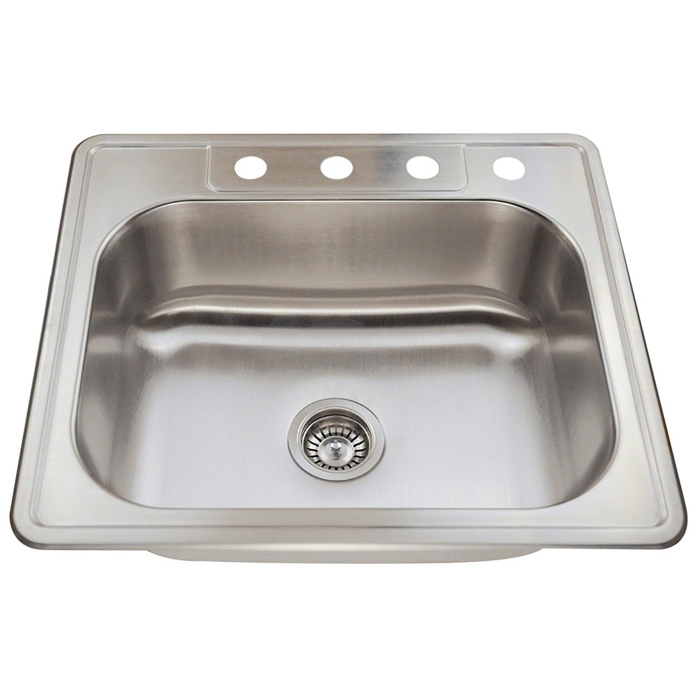 Polaris Sinks P8132t Topmount Stainless Steel Sink