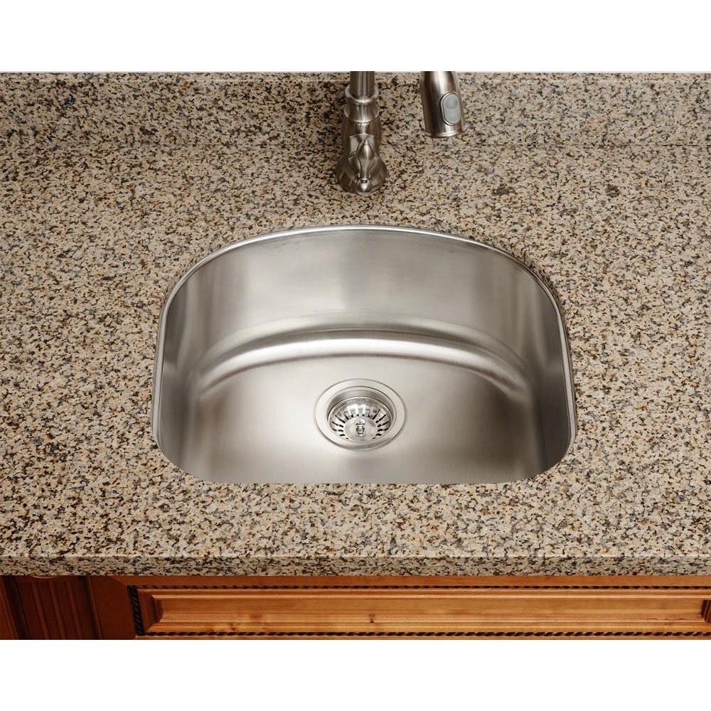 Polaris Sinks P812 18 Single Bowl Stainless Steel Sink