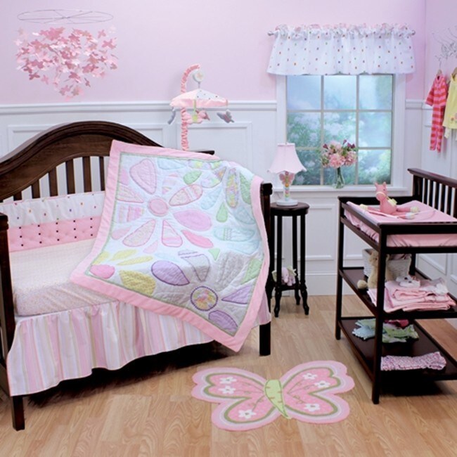 daisy crib bedding