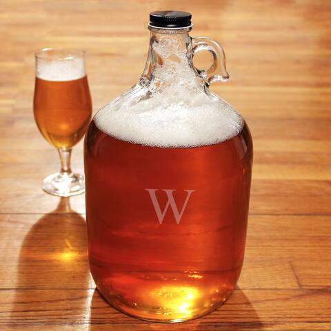 Personalized One-gallon Glass Growler - 1 gal