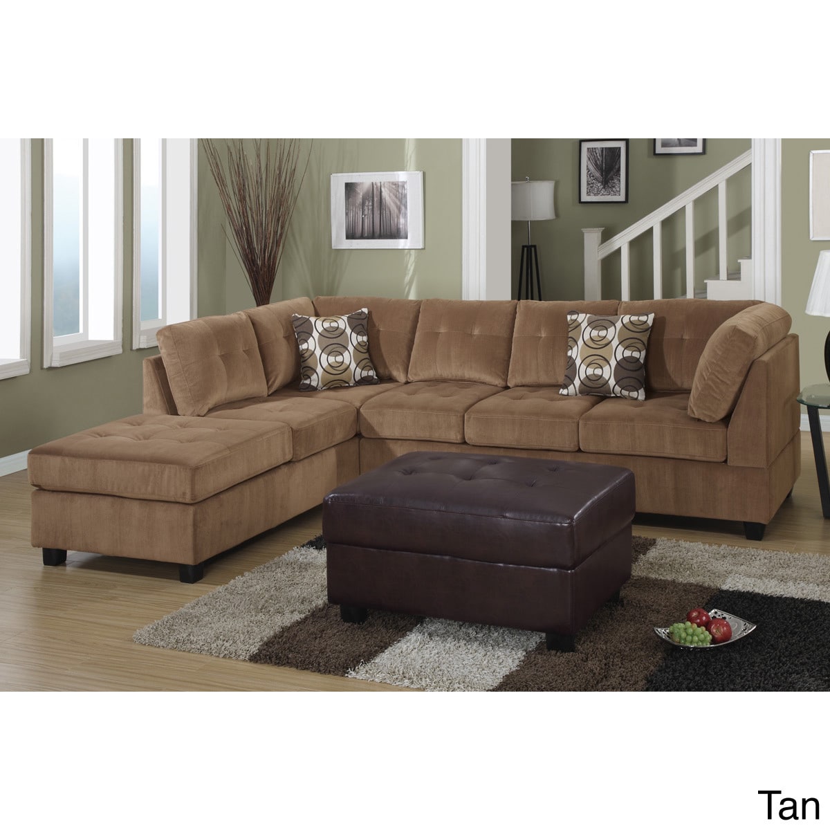 Salerno Reversible Sectional Sofa