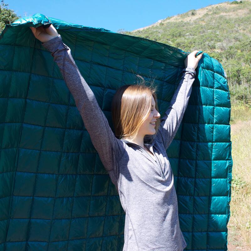 Travelwarm Nylon Indoor/ Outdoor Packable Throw with Travel Bag