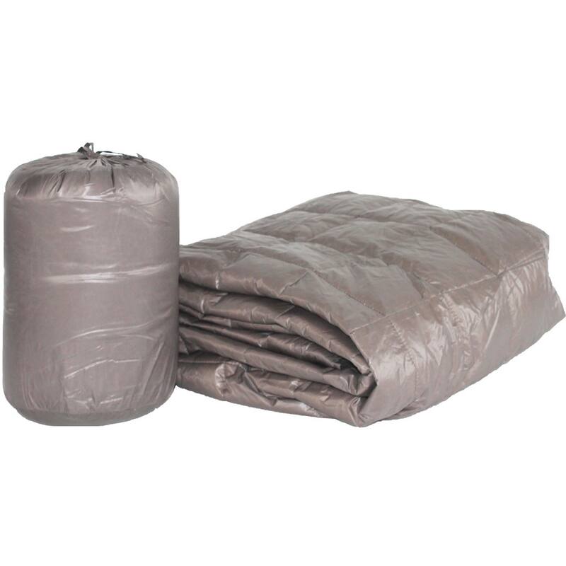 Travelwarm Nylon Indoor/ Outdoor Packable Throw with Travel Bag - Brown