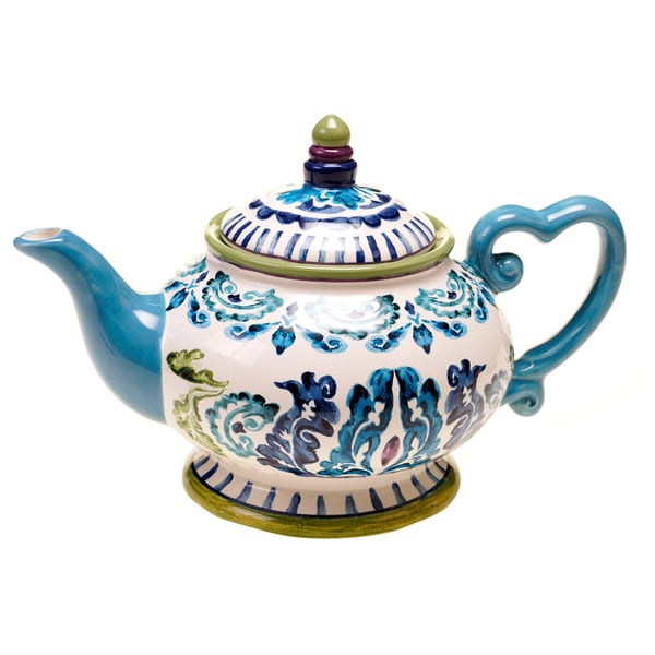 Certified International Mood Indigo 32 ounce Teapot