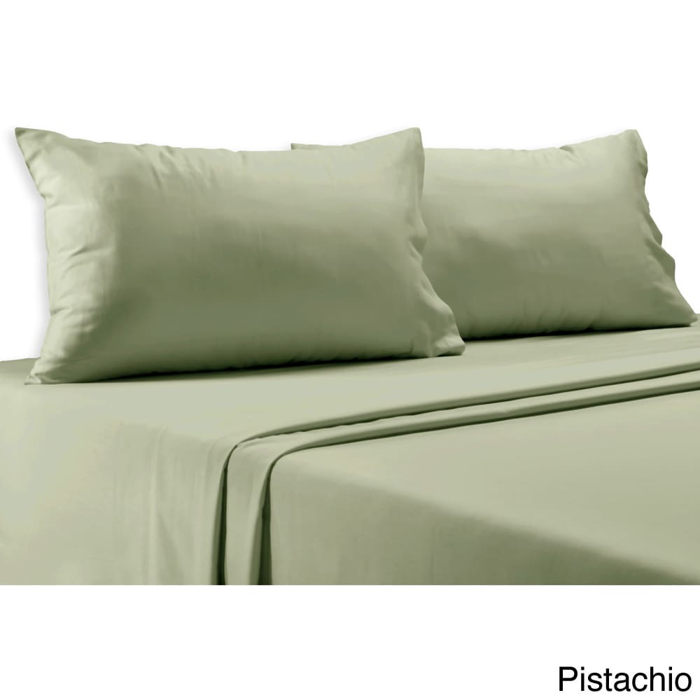 800 Thread Count Cotton Blend Solid 6 piece Sheet Set