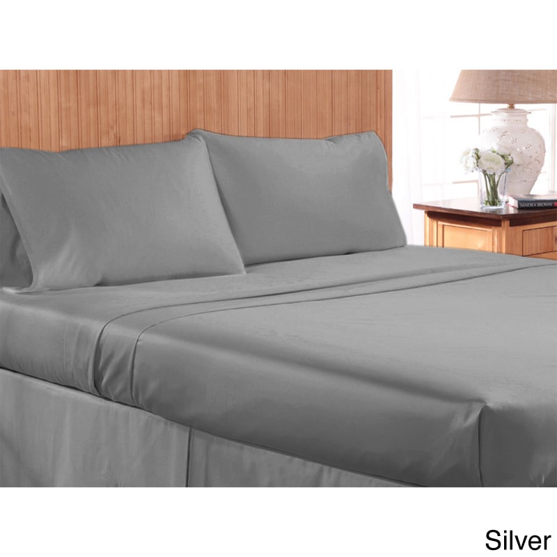 1000 Thread Count Cotton Blend 4 piece Sheet Set