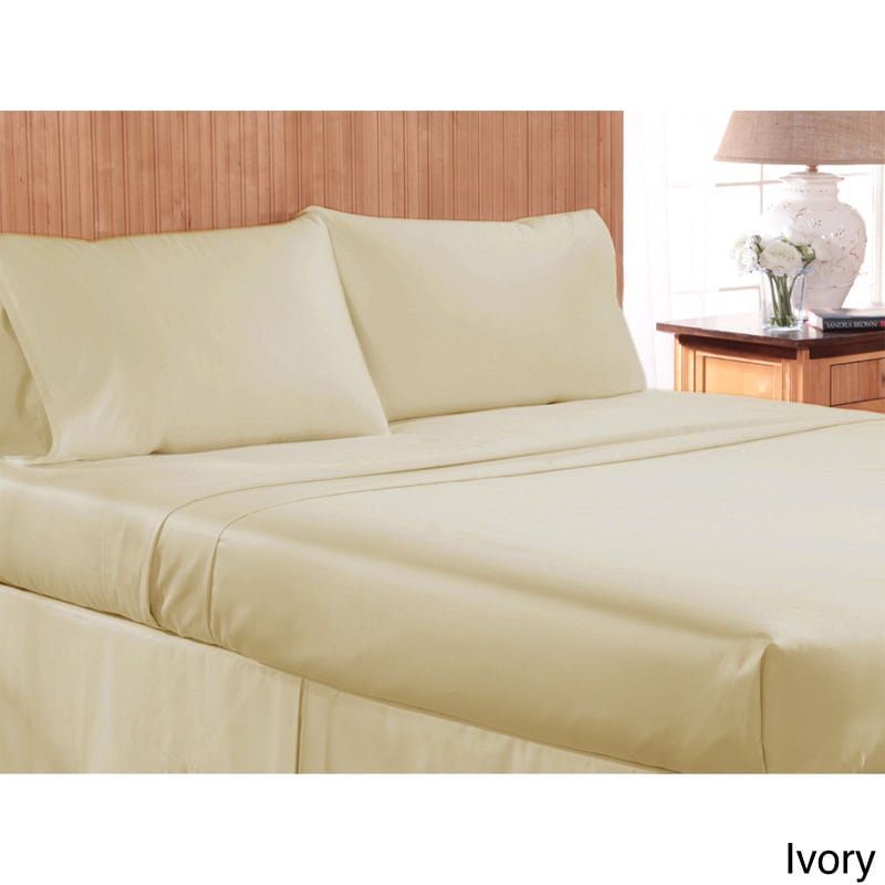 1000 Thread Count Cotton Blend 4 piece Sheet Set