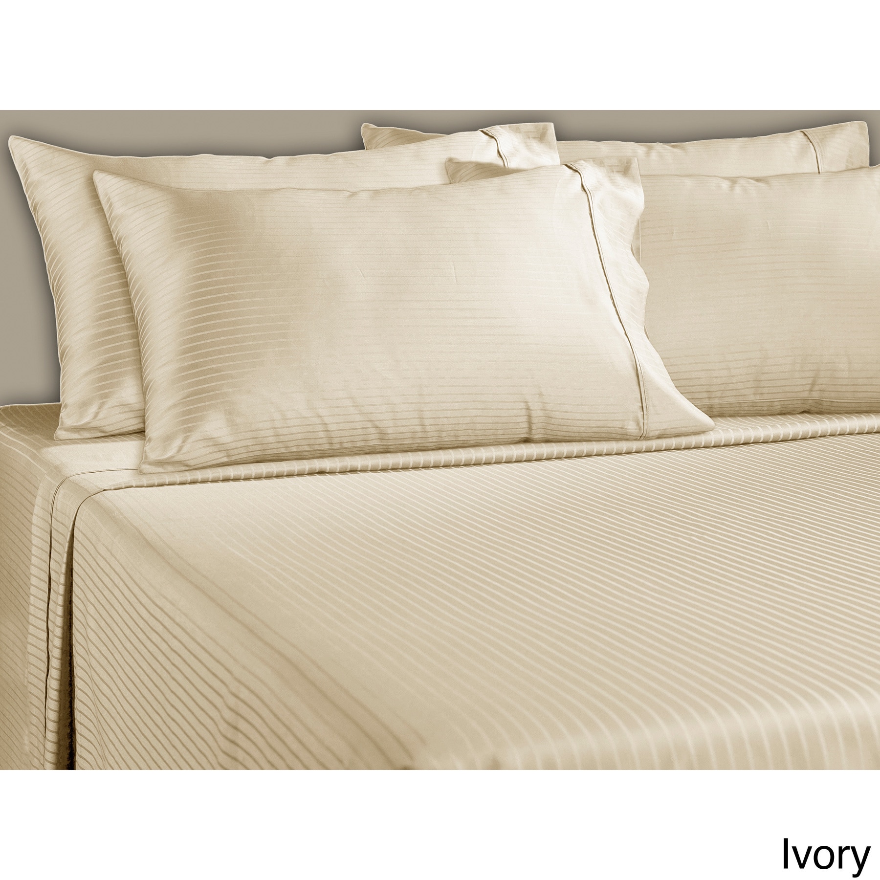 800 Thread Count Cotton Blend Stripe 6 piece Sheet Set