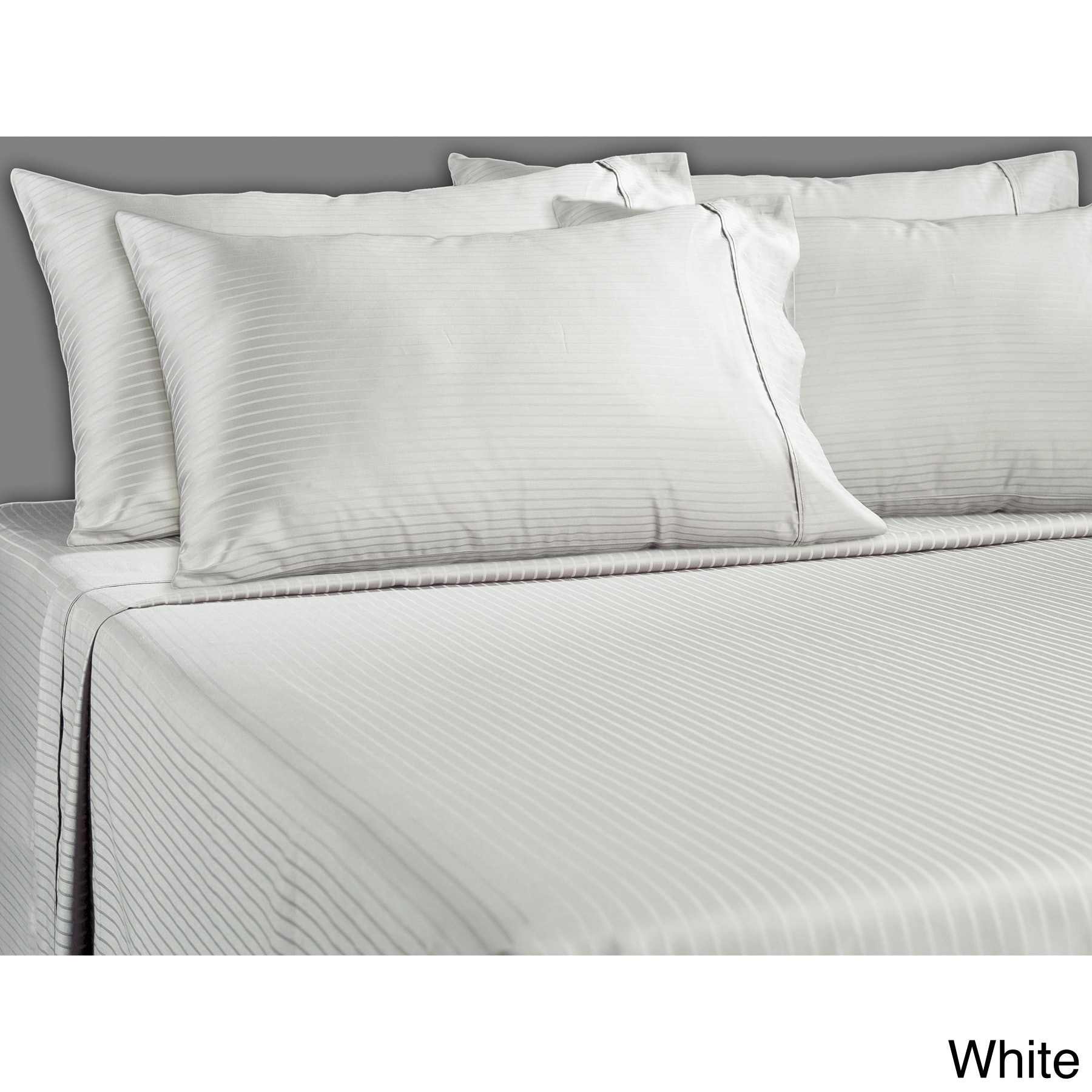 800 Thread Count Cotton Blend Stripe 6 piece Sheet Set