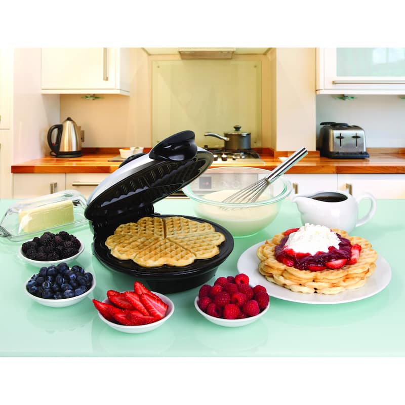 Euro Cuisine Heart Shaped Waffle Maker - On Sale - Bed Bath & Beyond ...