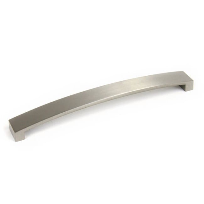 Contemporary 9 1/4 inch Flat Arch Stainless Steel Finish Cabinet Bar Pull Handle (case Of 10)