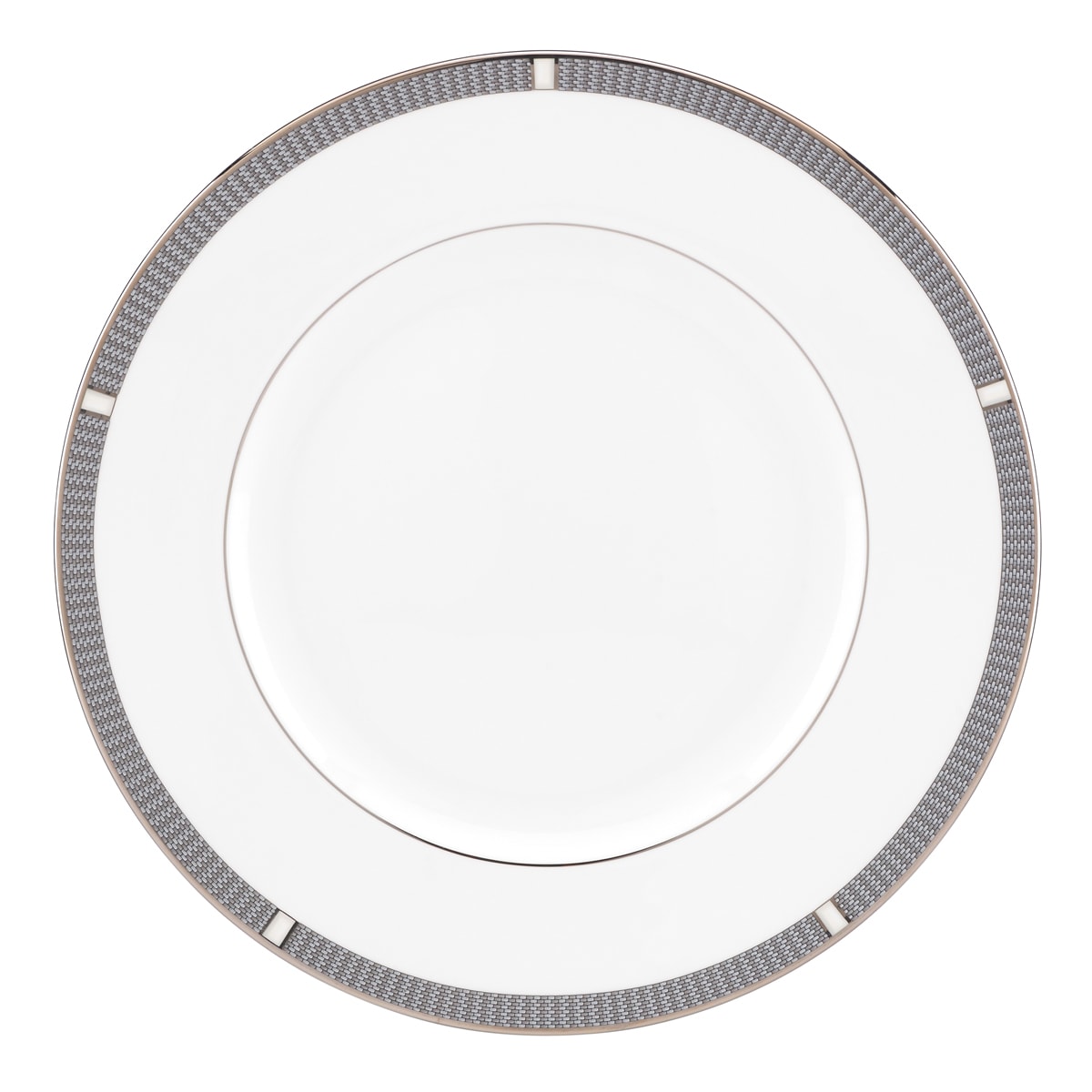 Silver Sophisticate Dinner Plate