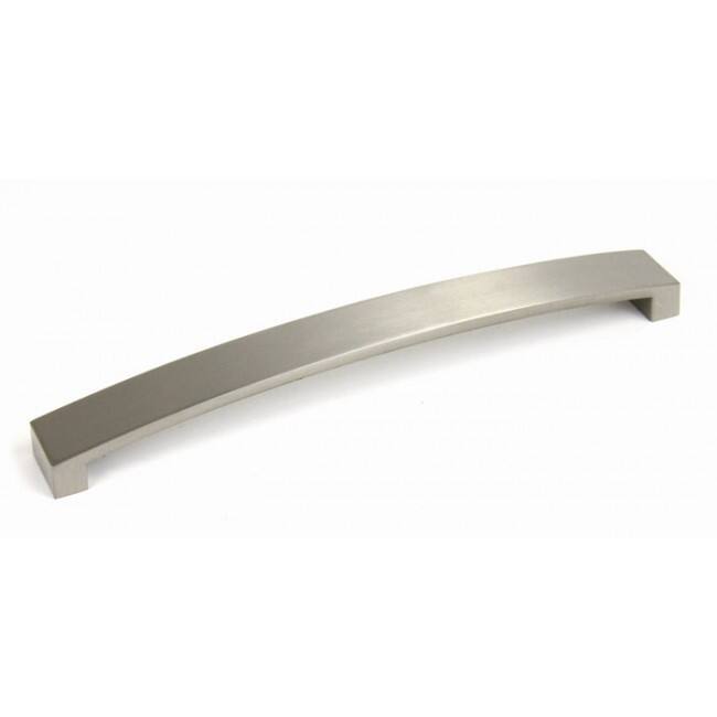 Contemporary 9-1/4" Flat Arch Stainless Steel Finish Cabinet Bar Pull Handle (Case of 25)