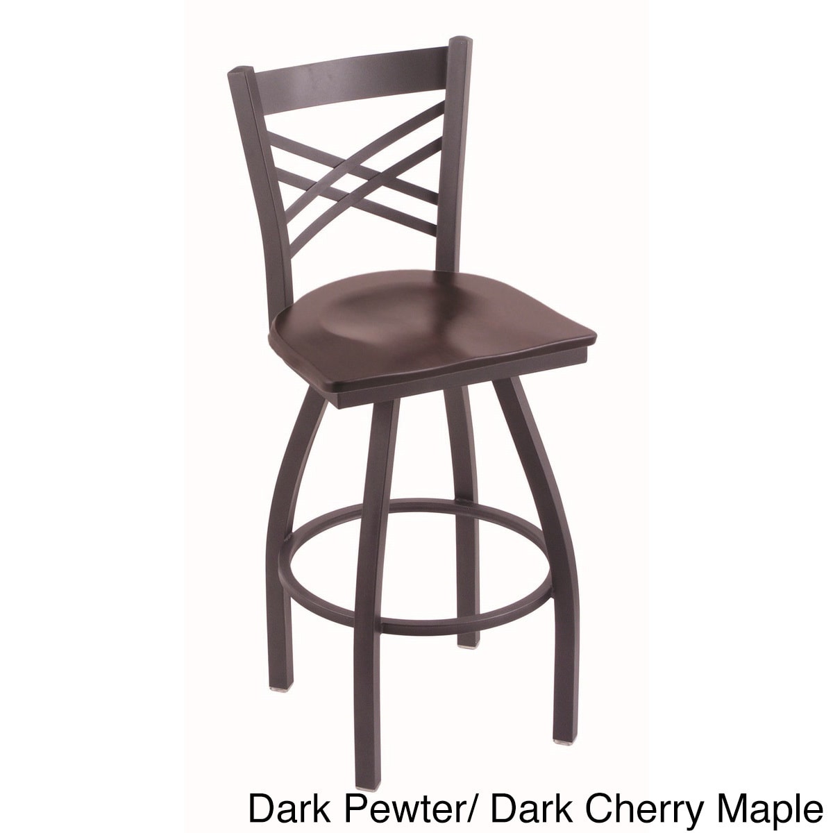 Steel Frame/ Maple Counter Stool