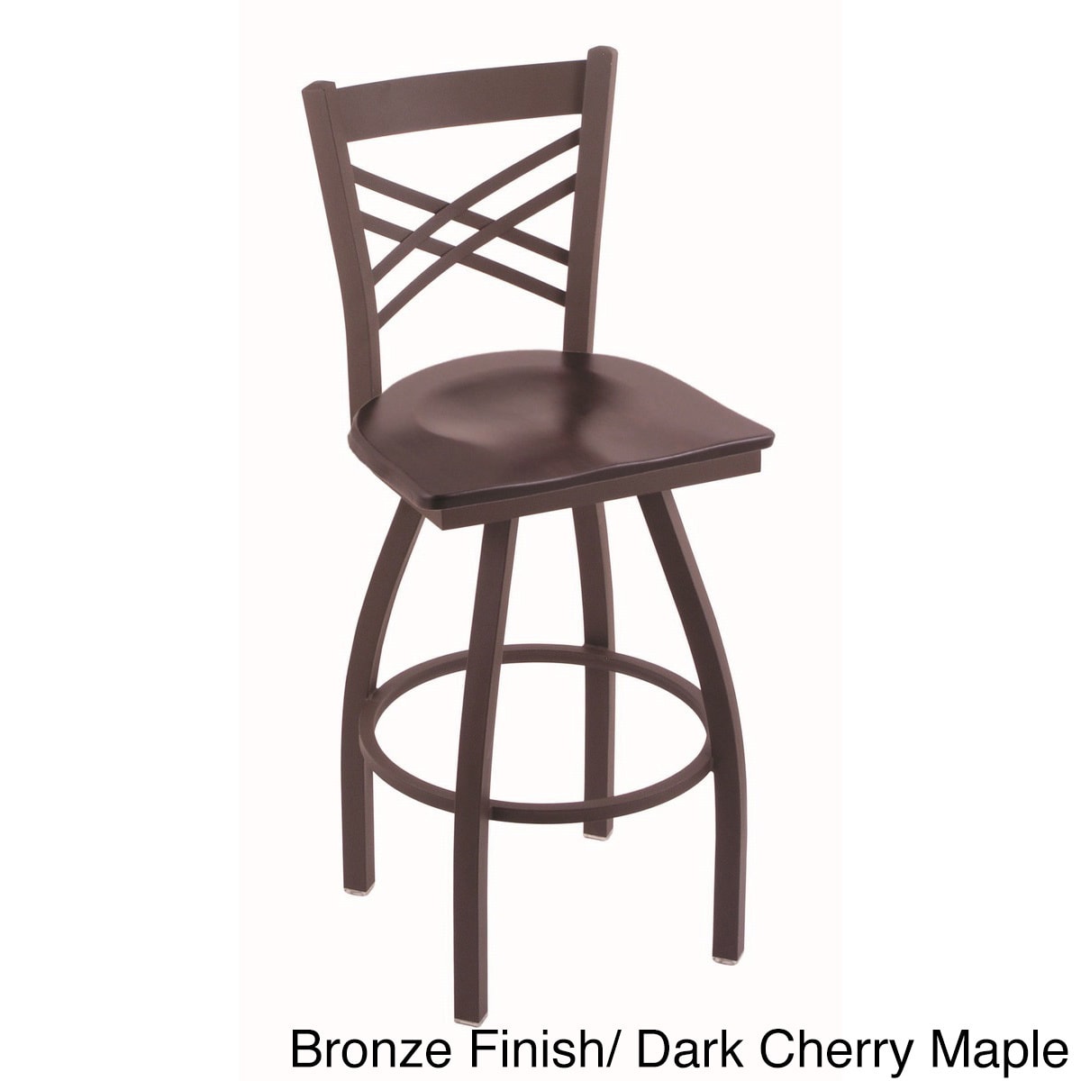 Steel Frame/ Maple Counter Stool