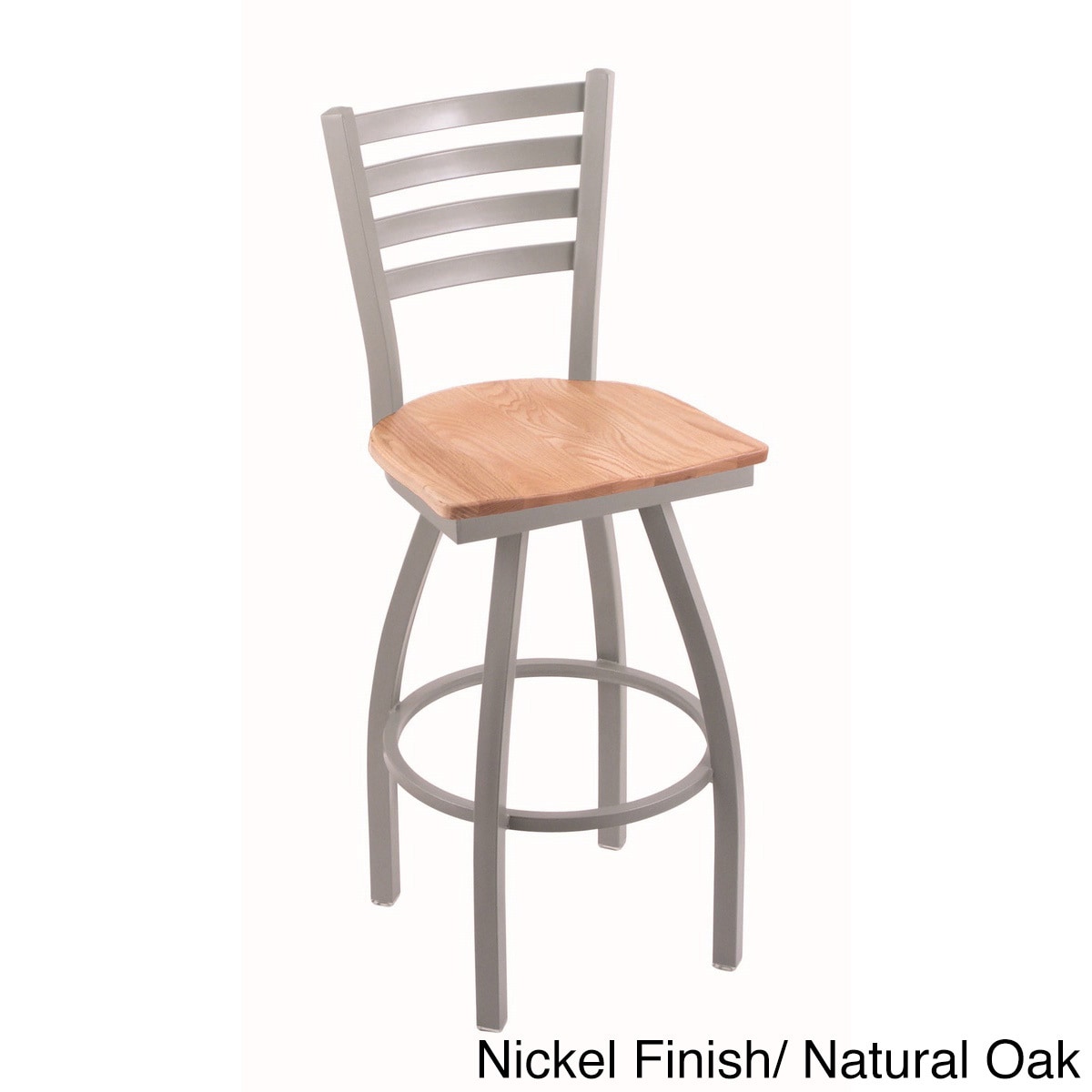 Steel Frame/ Oak Bar Stool