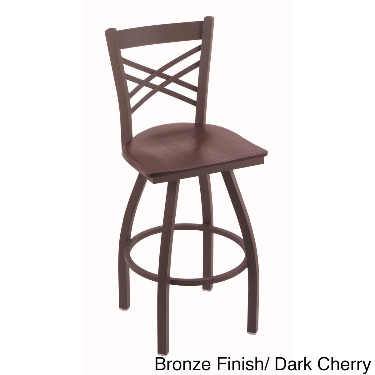 Steel Frame/ Oak Bar Stool