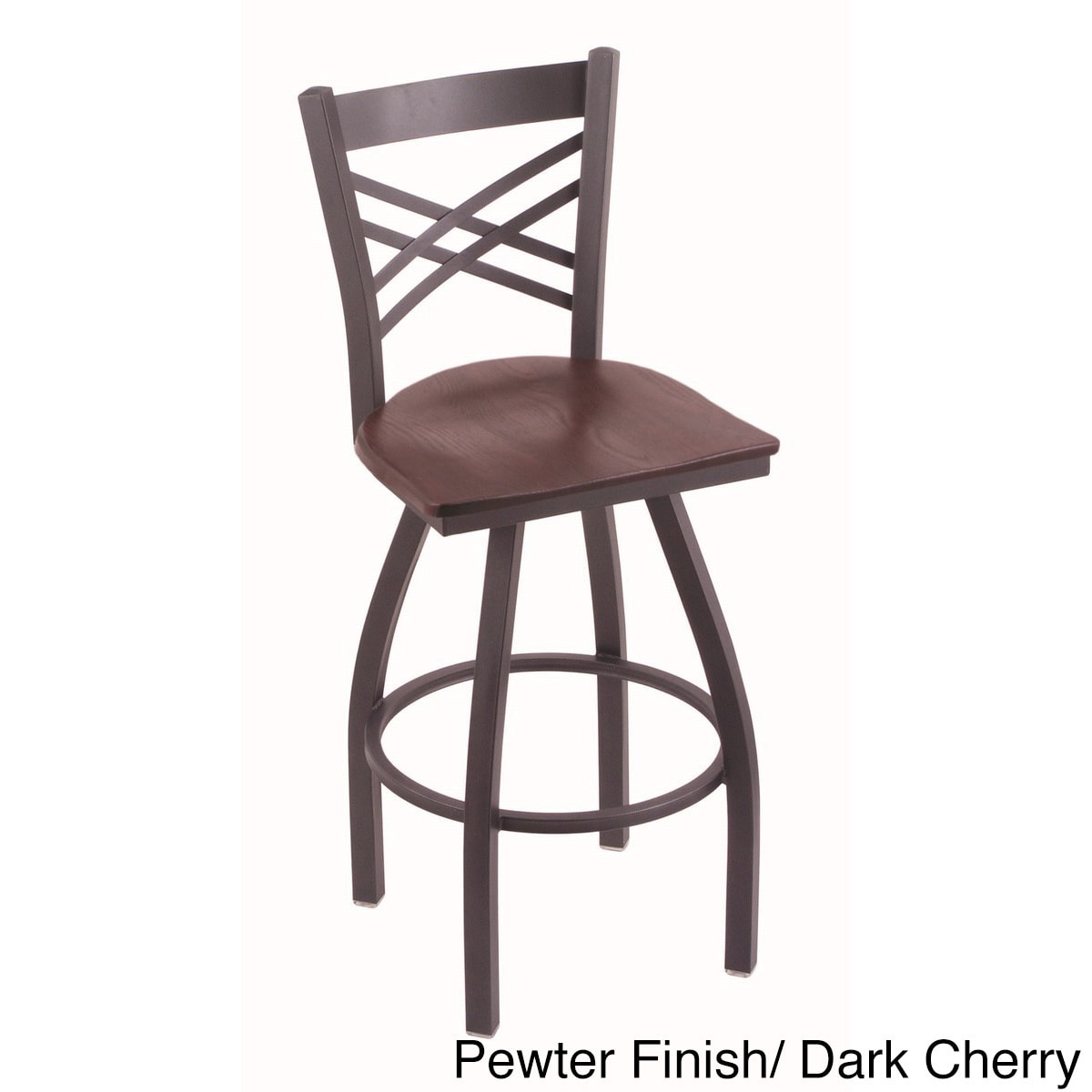 Steel Frame/ Oak Bar Stool