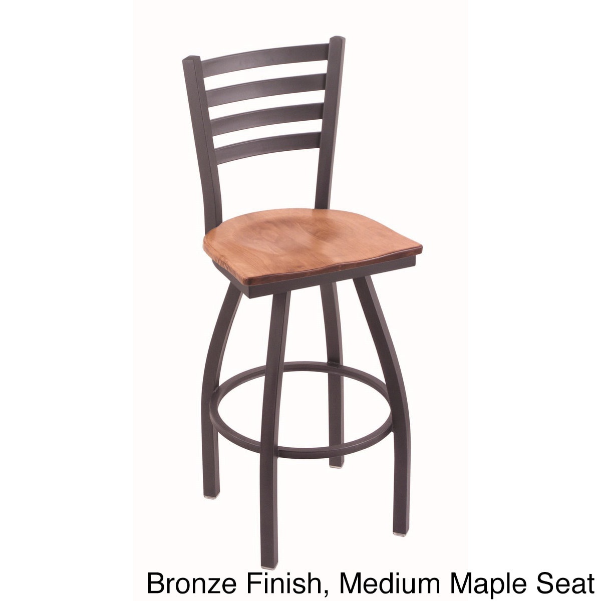 Steel Frame And Maple Counter Stool