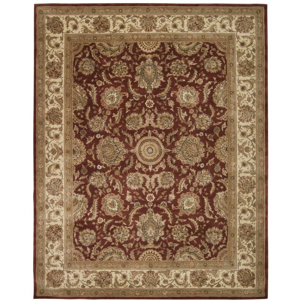 Nourison 2000 Burgundy Rug (99 X 139)