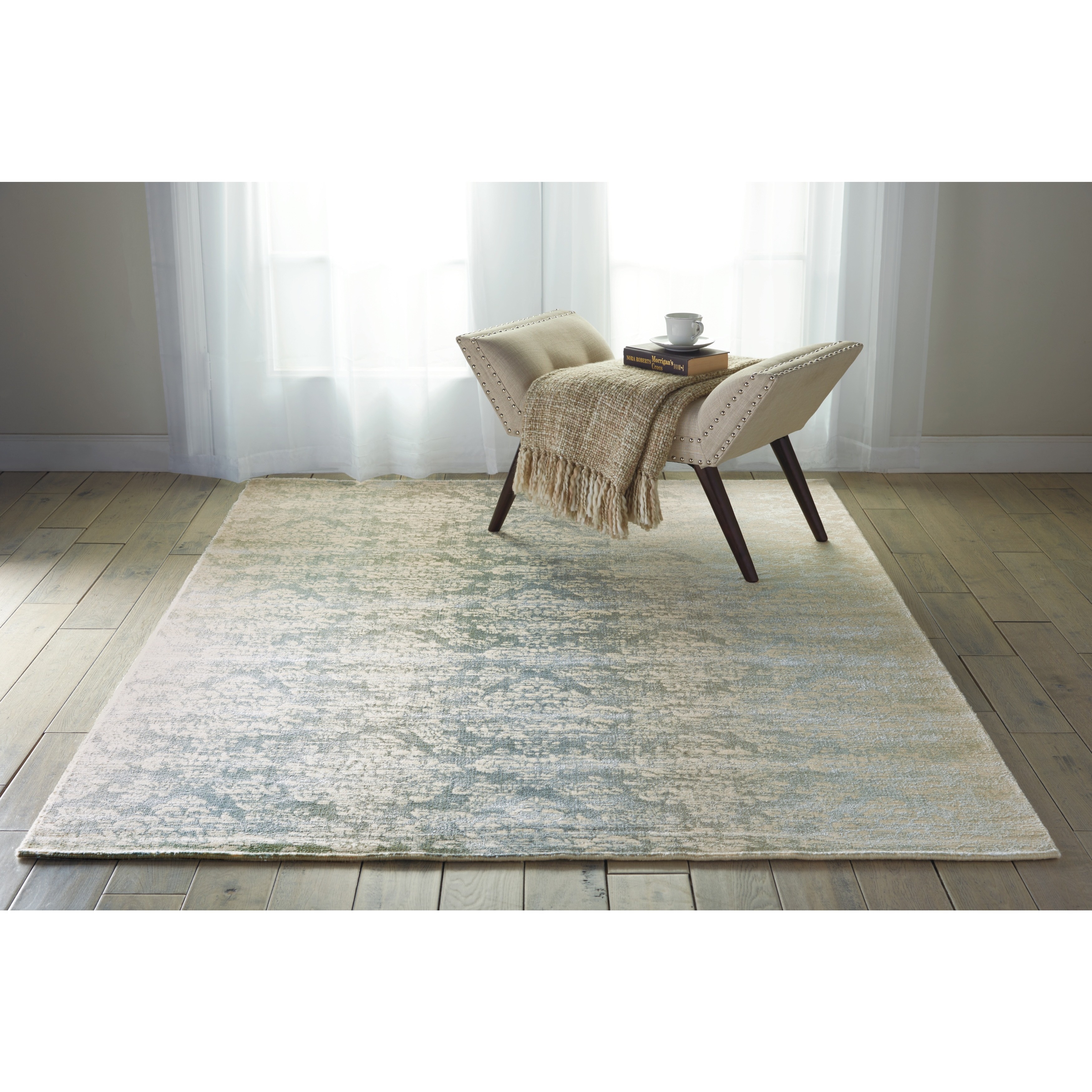 Nourison Luminance Sea Mist Rug (35 X 55)