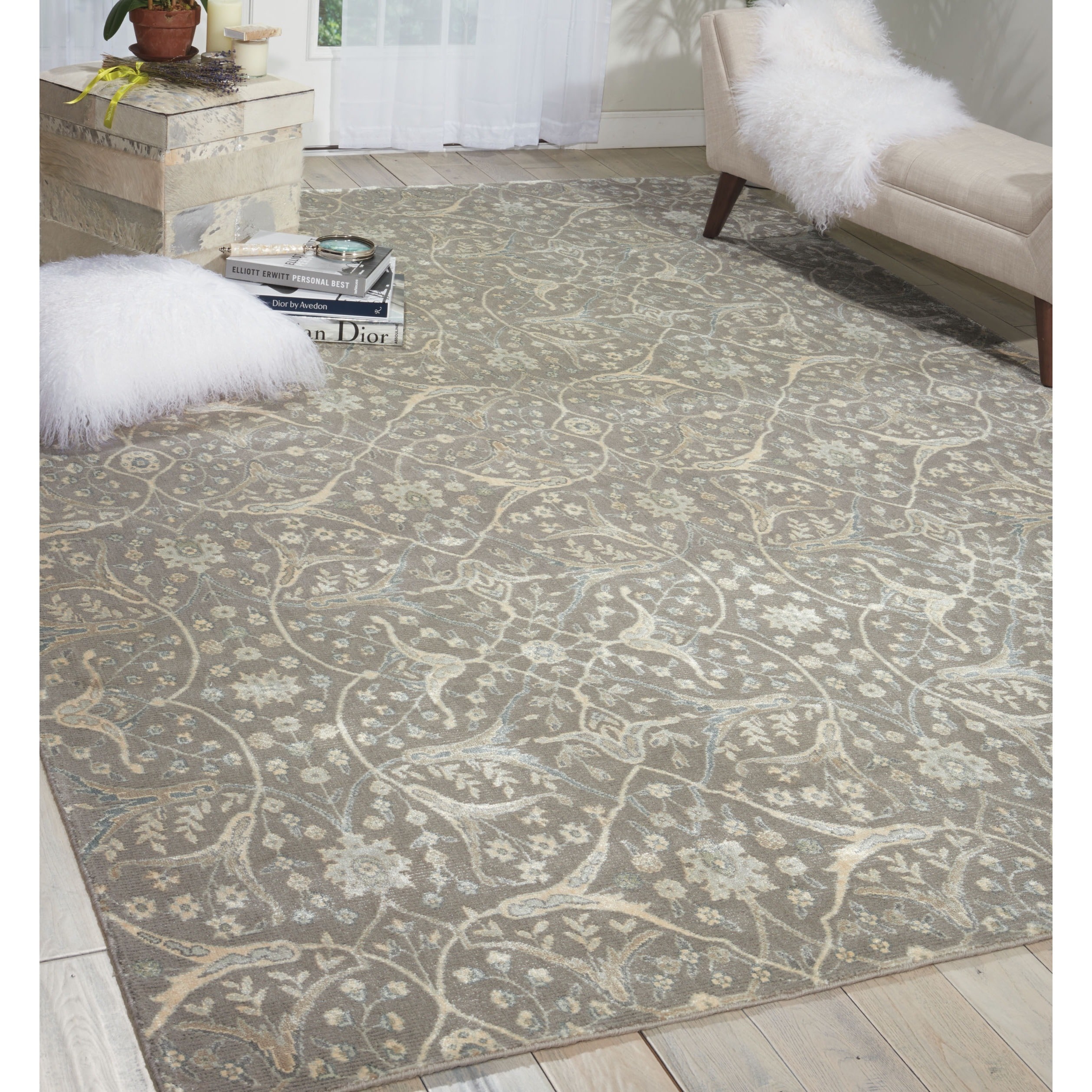 Nourison Luminance Steel Rug (35 X 55)